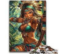 Puzzle 1000 pezzi per adulti Principessa indiana per e dai 14 anni in su Gioco pratico Gioco regalo di Natale 50x75cm