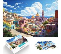 Puzzle 1000 pezzi per adulti Provenza gioco stimolante giocattoli gioco educativo per compleanno Natale adatto per adolescenti dai 14 anni e oltre 26 x 38 cm