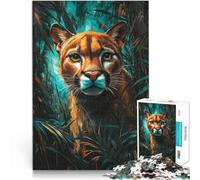 puzzle 1000 pezzi per adulti Puma nascosto Aiuta il cervello ad allenare i giocattoli che creano dipendenza per coltivare la pazienza Buon regalo 75x50cm