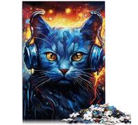 Puzzle 1000 pezzi per adulti Puzzle Animali Gatti Gioco Pratico 26x38cm Migliorare l'amore tra le coppie per adolescenti dai 14 anni e oltre