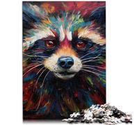 Puzzle 1000 pezzi per adulti Puzzle Art Fantasy Procione Giocattoli educativi 26x38cm migliora l'amore tra le coppie per adolescenti dai 14 anni e oltre