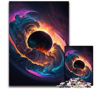 Puzzle 1000 pezzi per adulti, puzzle astratto con buco nero, regalo per uomini e donne, per occasioni quotidiane e speciali, 50x75CM/19,68x29,52 pollici