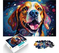 Puzzle 1000 pezzi per adulti puzzle beagle regali 26 x 38 cm attività divertenti a casa regali di compleanno regali di viaggio per i 14 anni
