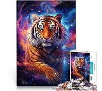 Puzzle 1000 pezzi per adulti Puzzle Cartone animato Tigre Cosmico 26x38cm Migliorare l'amore tra le coppie per i giovani di 14 anni