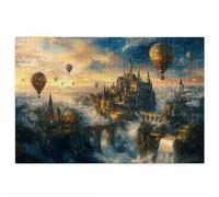 Puzzle 1000 Pezzi per Adulti, Puzzle Castello Motivo per Adulti, Rompecapo in Legno Impegnativi, Legno Spesso e Resistente, Impegnativi Rompecapo, Natalizie Regalo Donne Uomo, Tema: Turchia Q-76