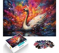 Puzzle 1000 Pezzi per Adulti Puzzle Cigno Giochi, Giocattoli, Regalo, Gioco Familiare, Anti-Stress, Sfida Difficile, 50 x 75 cm