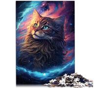Puzzle 1000 pezzi per adulti Puzzle Gatto per gioco educativo giocattolo di sfida collezione di artisti 26x38 cm Belle Arti per adolescenti dai 14 anni e oltre