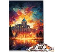 Puzzle 1000 pezzi per adulti puzzle Il Palazzo Reale di Madrid Gioco Giocattoli 38x52cm è ideale come regalo per tutta la famiglia