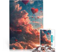 Puzzle 1000 pezzi per adulti Puzzle Love Clouds Gioco di Quiz Ogni pezzo è unico - Gioco familiare stimolante e divertente per adolescenti di 14 anni e oltre 50 x 70 cm