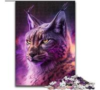 Puzzle 1000 pezzi per adulti Puzzle Magical Lynx 1000 pezzi per adulti per divertimento in famiglia Perfetto per le vacanze, serate di gioco interattive (dimensioni 26x38cm)
