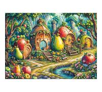 Puzzle 1000 pezzi per adulti puzzle per adulti Puzzle da 1000 pezzi Gioco impegnativo per il tutto per le donne, regali per uomini, Tema:Fruit Village