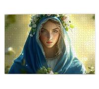 Puzzle 1000 Pezzi per Adulti, Puzzle Suora in Legno per Adulti, Rompecapo in Legno Impegnativi, Giochi Educativo per Famiglie, Rompecapo con Scatola Regalo per Decorazioni Casa, Regalo Donna Uomo, O-2