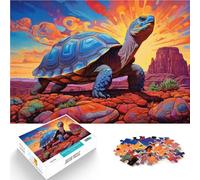 Puzzle 1000 pezzi per adulti Puzzle tartaruga decorazione da parete 26x38cm Allevia lo stress sfida difficile per adolescenti dai 14 anni e oltre