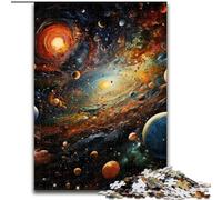 Puzzle 1000 pezzi per adulti, puzzle Universo colorato in legno, regalo perfetto per compleanni, feste e decorazioni per la casa, 1000 pezzi(50x75cm)