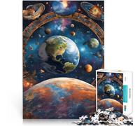 puzzle 1000 pezzi per adulti Racconto della Terra tra le Stelle Vacanza a casa: uccidere il tempo è ideale come regalo per tutta la famiglia 38x26cm