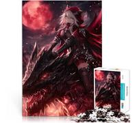 puzzle 1000 pezzi per adulti Ragazza anime cavaliere del drago Giocattoli da gioco per regalo di famiglia Migliorare la memoria 38x26cm