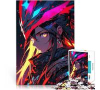 puzzle 1000 pezzi per adulti Ragazza anime con copricapo rosso Vacanza a casa: uccidere il tempo Regalo di compleanno, regali, arte murale 70x100cm