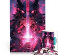 puzzle 1000 pezzi per adulti Ragazza anime con la spada Antistress Vacanza in patria Uccidere il tempo Collezione di artisti, Belle arti 52x38cm