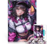 puzzle 1000 pezzi per adulti Ragazza anime con le ali Difficile da completare ma divertente e umoristico è ideale come regalo per tutta la famiglia 52x38cm