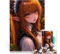 puzzle 1000 pezzi per adulti Ragazza anime con le corna per il giocattolo di sfida del gioco educativo Adatto per la decorazione del desktop 38x26cm
