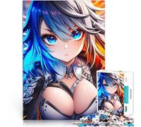 puzzle 1000 pezzi per adulti Ragazza anime ghiaccio e fuoco giochi divertenti per famiglie è ideale come regalo per tutta la famiglia 70x100cm