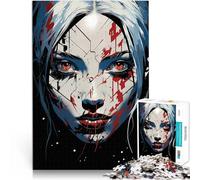puzzle 1000 pezzi per adulti Ragazza dagli occhi rossi Giocattolo educativo intellettuale decomprimente offerte come regali per tutta la famiglia 75x50cm