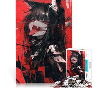 puzzle 1000 pezzi per adulti Ragazza gatto anime vampiro Vacanza a casa: uccidere il tempo Ogni pezzo è unico - Gioco divertente e stimolante per tutta la famiglia 75x50cm