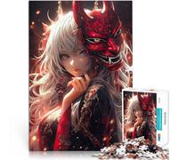 puzzle 1000 pezzi per adulti Ragazza ninja malvagia Difficile da completare ma divertente e umoristico Decorazioni e regali unici per la casa 75x50cm