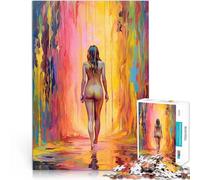 puzzle 1000 pezzi per adulti Ragazza nuda in vernice Antistress Vacanza in patria Uccidere il tempo Gioco educativo per compleanno e Natale 75x50cm
