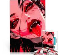 puzzle 1000 pezzi per adulti Ragazza vampiro anime Yandere Giochi educativi Decorazione della casa perché è ideale come regalo per tutta la famiglia 75x50cm
