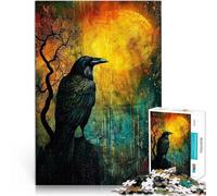 puzzle 1000 pezzi per adulti Ravens Midnight Watch Antistress Vacanza in patria Uccidere il tempo Giocattoli per la decorazione della casa 70x100cm