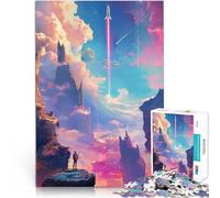 puzzle 1000 pezzi per adulti Razzo spaziale Giocattoli che creano dipendenza e sfidano l'intelligenza del cervello Regalo divertente 75x50cm