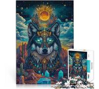 puzzle 1000 pezzi per adulti Re Lupo Sacro Aiuta il cervello ad allenare i giocattoli che creano dipendenza per coltivare la pazienza Buon regalo 75x50cm