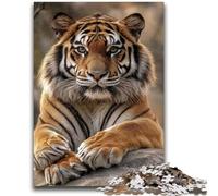 Puzzle 1000 pezzi per adulti, regali, giochi educativi sulla tigre, decorazioni per la casa, gioco educativo per compleanno, Natale, 38x26cm