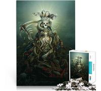 puzzle 1000 pezzi per adulti Regina Scheletro Antistress Vacanza in patria Uccidere il tempo Collezione di artisti, Belle arti 75x50cm