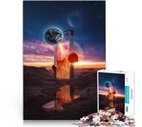puzzle 1000 pezzi per adulti Regni del Portale Antistress Vacanza in patria Uccidere il tempo Gioco educativo per compleanno e Natale 38x26cm