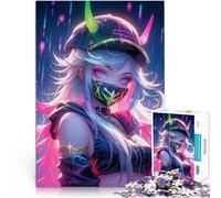puzzle 1000 pezzi per adulti Ribelle al neon Giocattoli che creano dipendenza e sfidano l'intelligenza del cervello Un'opera d'arte 52x38cm