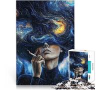 puzzle 1000 pezzi per adulti Riflessi cosmici Difficile da completare ma divertente e umoristico Collezione di artisti, Belle arti 75x50cm