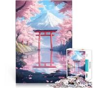 puzzle 1000 pezzi per adulti Riflessi di Sakura Giocattoli educativi per l'apprendimento Giochi per famiglie Interazione genitore-figlio 75x50cm