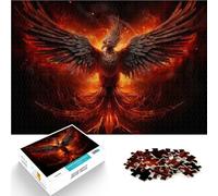 puzzle 1000 pezzi per adulti Rinascita della Fenice Difficile da completare ma divertente e umoristico Adatto per la decorazione del desktop 38x26cm
