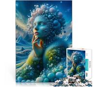 Puzzle 1000 pezzi per adulti Risveglio Fatto di legno Adatto a partire dai 14 anni gioco educativo di apprendimento Migliorare l'amore tra le coppie misurare:50x75cm