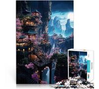 puzzle 1000 pezzi per adulti Ritiro al chiaro di luna Sakura Giocattoli per l'intrattenimento in famiglia Compleanno e regali unici 38x26cm