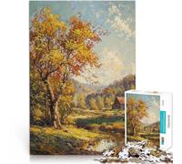 puzzle 1000 pezzi per adulti Ritiro d'oro Giocattoli che creano dipendenza e sfidano l'intelligenza del cervello Regalo di compleanno 38x26cm