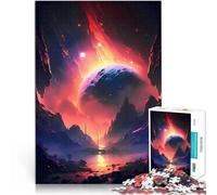 puzzle 1000 pezzi per adulti Ritiro nella foresta galattica Gioco intellettuale giocattolo Ogni pezzo è unico - Gioco divertente e stimolante per tutta la famiglia 38x26cm