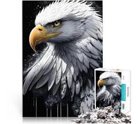 puzzle 1000 pezzi per adulti Ritratto di aquila bianca Antistress Vacanza in patria Uccidere il tempo Gioco educativo per compleanno e Natale 50x70cm