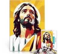 puzzle 1000 pezzi per adulti Ritratto di Gesù Cristo Giocattoli educativi per l'apprendimento Giochi per famiglie Adatto alle coppie 75x50cm