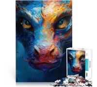 puzzle 1000 pezzi per adulti Ritratto dipinto a olio Antistress Vacanza in patria Uccidere il tempo è ideale come regalo per tutta la famiglia 38x26cm