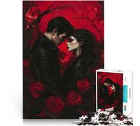 puzzle 1000 pezzi per adulti Romanticismo oscuro per il giocattolo di sfida del gioco educativo Lista dei desideri con Babbo Natale 75x50cm