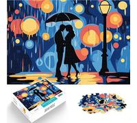 puzzle 1000 pezzi per adulti Romanzo di una notte piovosa Giocattoli da gioco per regalo di famiglia Migliorare l'amore tra le coppie 50x70cm