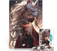 puzzle 1000 pezzi per adulti Samurai fanciulla Giocattolo educativo intellettuale decomprimente Gioco educativo per compleanno e Natale 38x26cm
